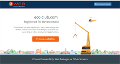 Desktop Screenshot of eco-club.com